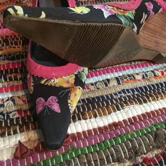 M by Morenatom Black Butterfly Brazilian Wedge - Picture 3 of 6